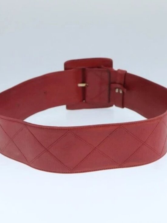 CHANEL Bicolore Belt Leather 26.4\
